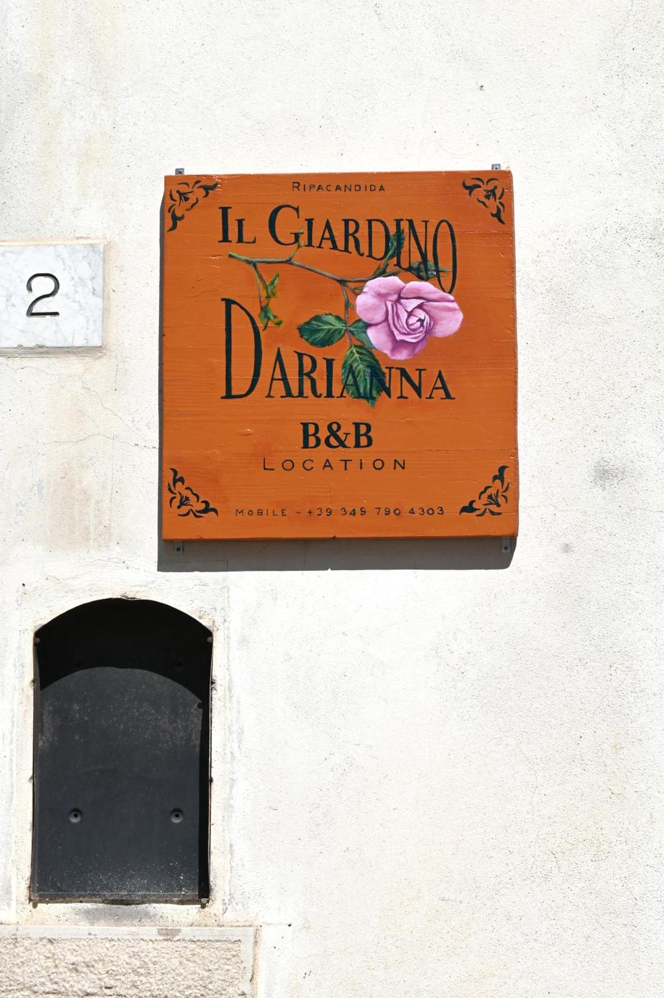 Giardino Darianna Bed and Breakfast Ripacandida Εξωτερικό φωτογραφία